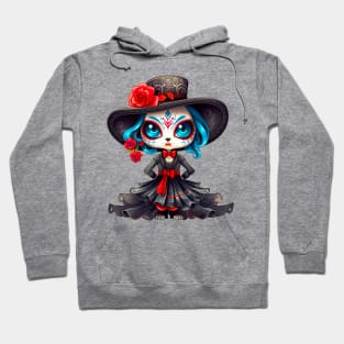 Dia de los Muertos Cat #10 Hoodie